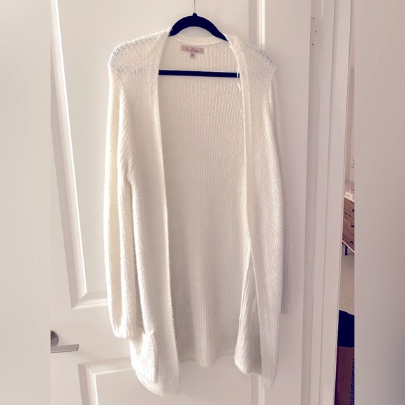 Love Tree Sweaters - White Love Tree Soft Cardigan Sweater